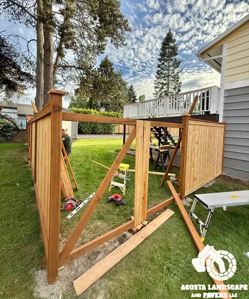 Terrace Fencing & Retaining Wall